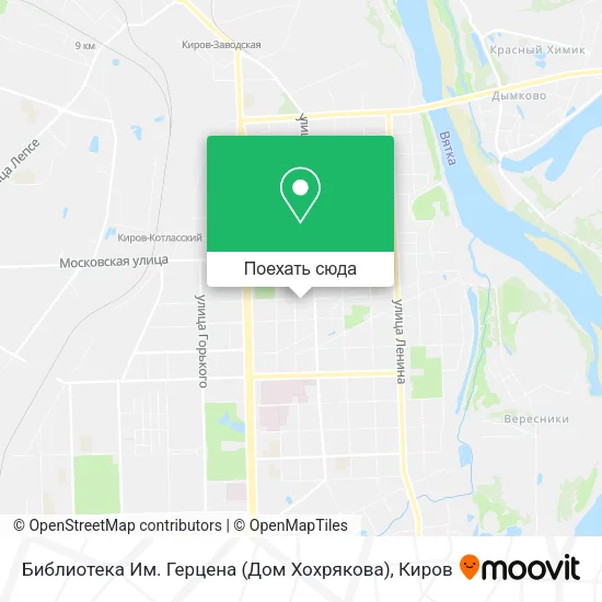 Карта Библиотека Им. Герцена (Дом Хохрякова)