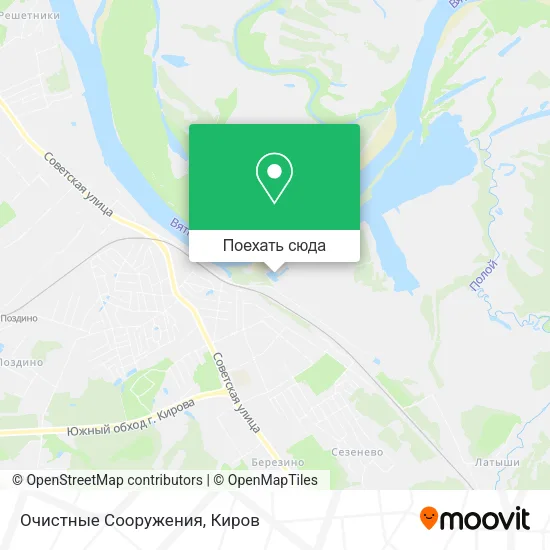 Карта Очистные Сооружения
