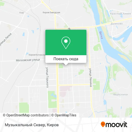 Карта Музыкальный Сквер