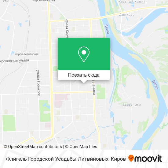 Карта Флигель Городской Усадьбы Литвиновых