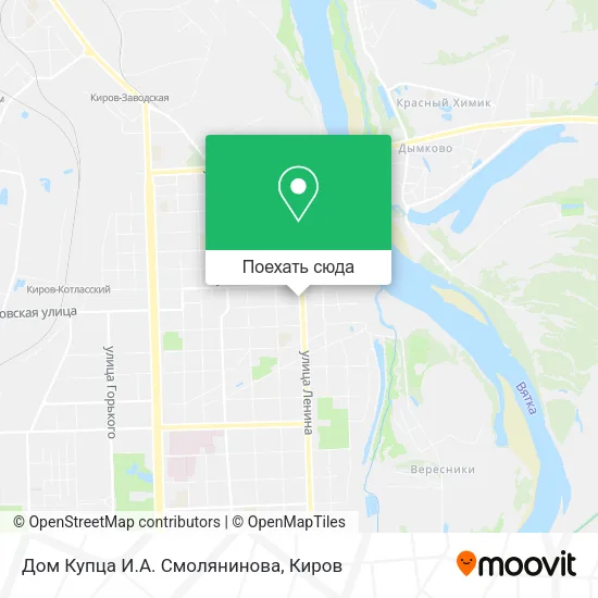 Карта Дом Купца И.А. Смолянинова