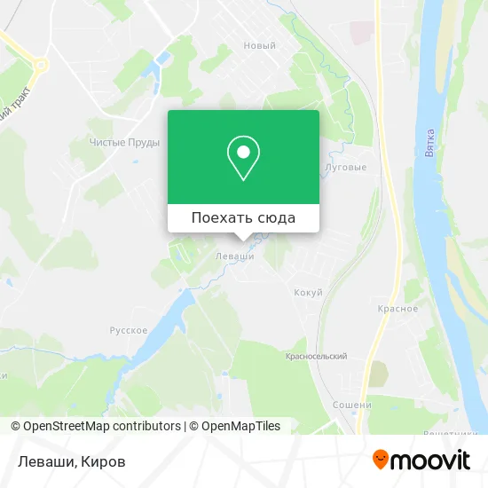 Карта Леваши