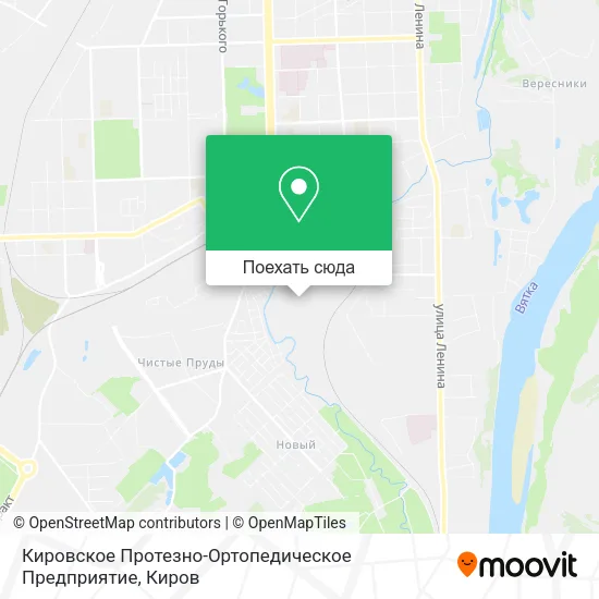 Карта Кировское Протезно-Ортопедическое Предприятие