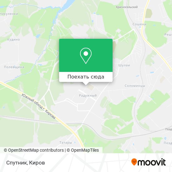 Карта Спутник