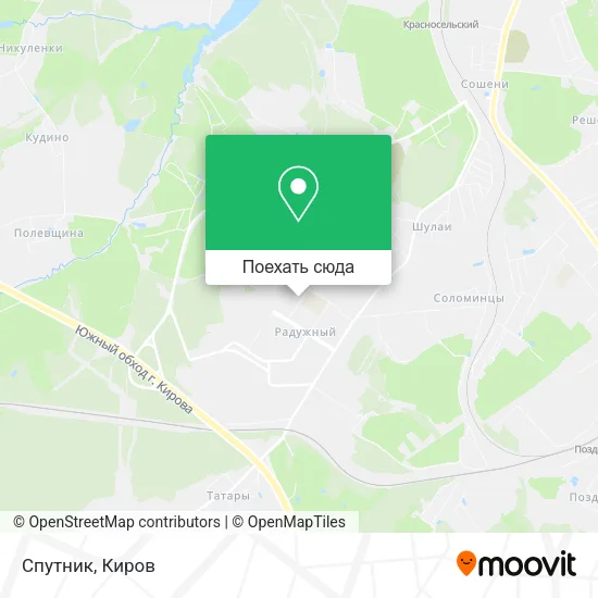 Карта Спутник