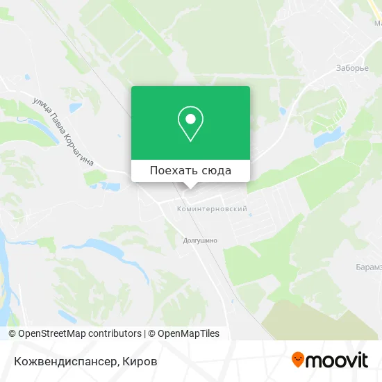 Карта Кожвендиспансер