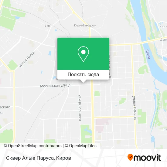 Карта Сквер Алые Паруса