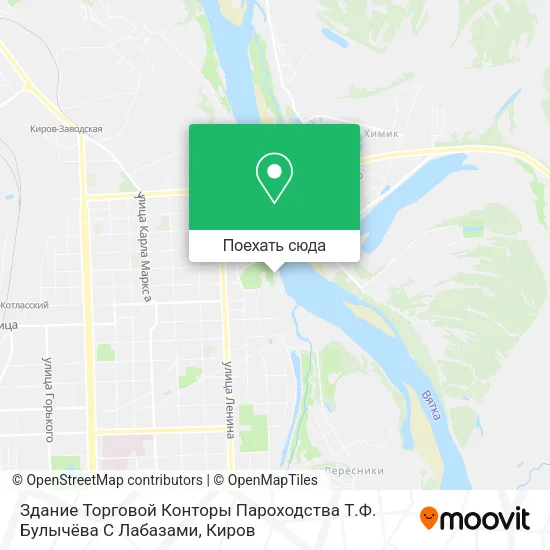 Карта Здание Торговой Конторы Пароходства Т.Ф. Булычёва С Лабазами