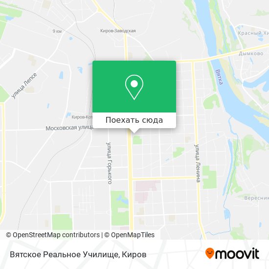 Карта Вятское Реальное Училище