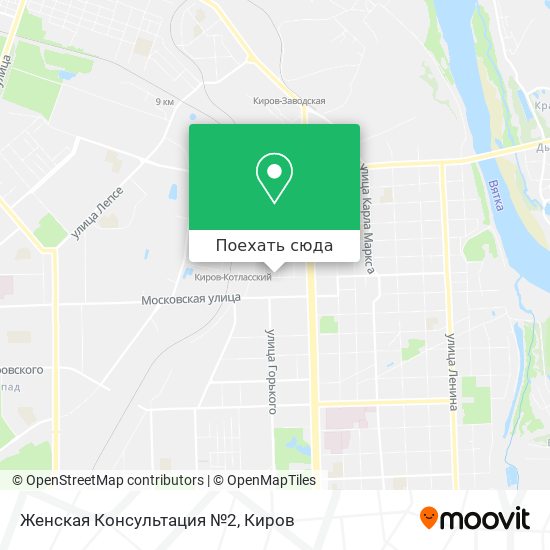Карта Женская Консультация №2