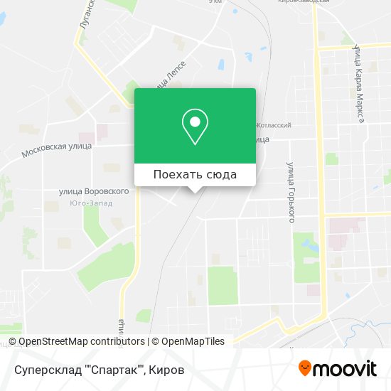 Карта Суперсклад ""Спартак""