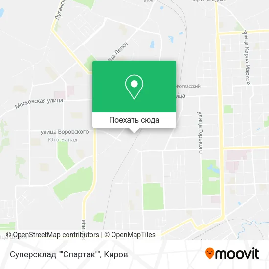 Карта Суперсклад ""Спартак""