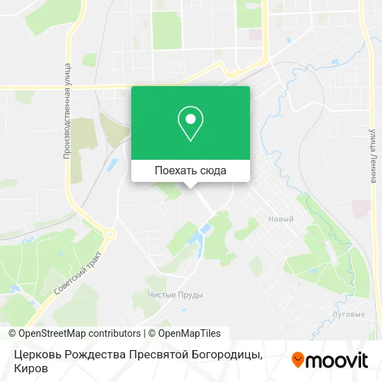 Карта Церковь Рождества Пресвятой Богородицы