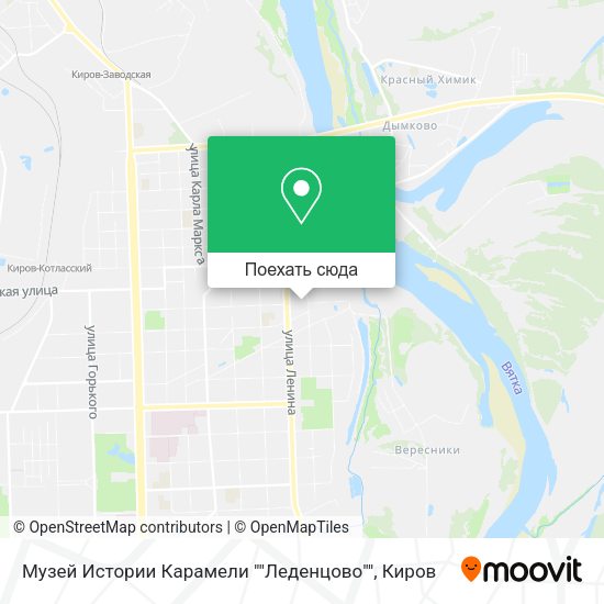 Карта Музей Истории Карамели ""Леденцово""