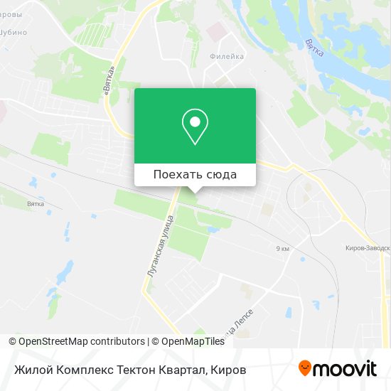Карта Жилой Комплекс Тектон Квартал
