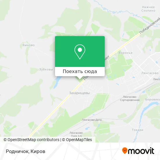 Карта Родничок