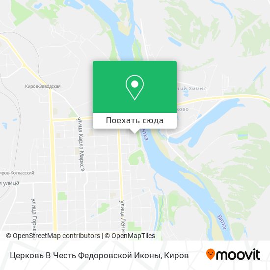 Карта Церковь В Честь Федоровской Иконы