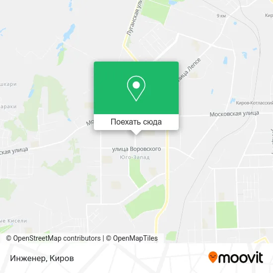 Карта Инженер