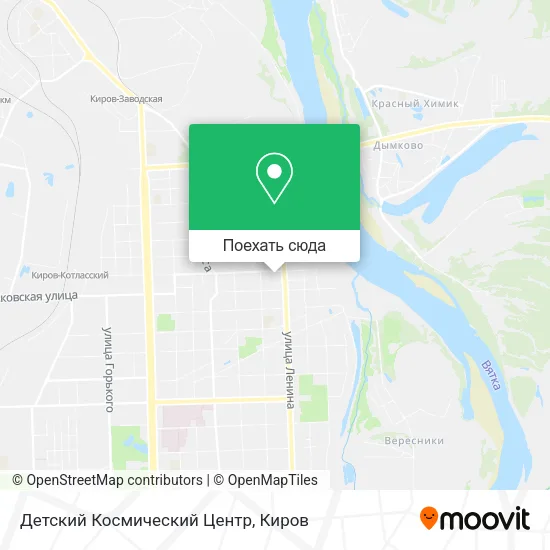 Карта Детский Космический Центр
