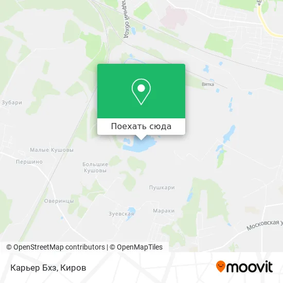 Карта Карьер Бхз