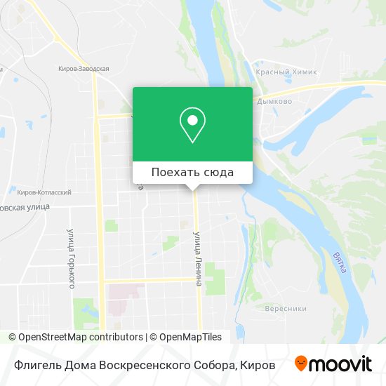 Карта Флигель Дома Воскресенского Собора