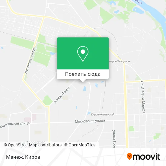 Карта Манеж