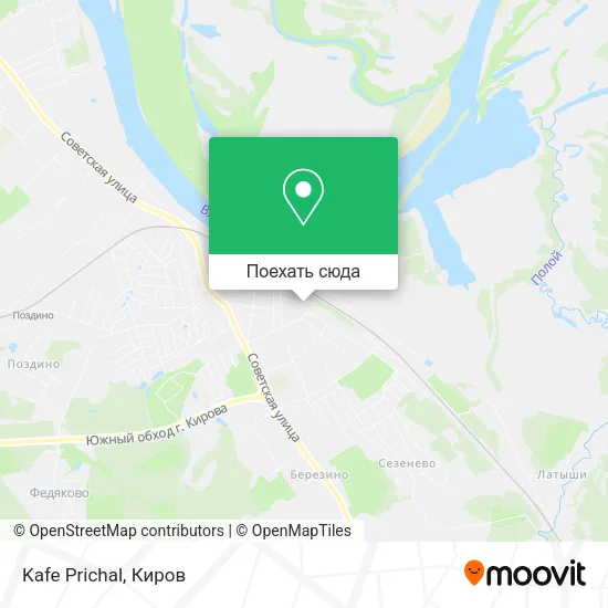 Карта Kafe Prichal