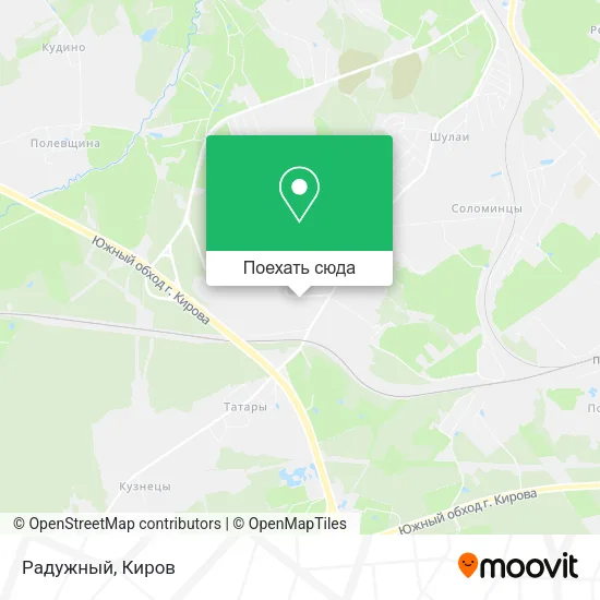 Карта Радужный