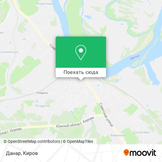 Карта Данар