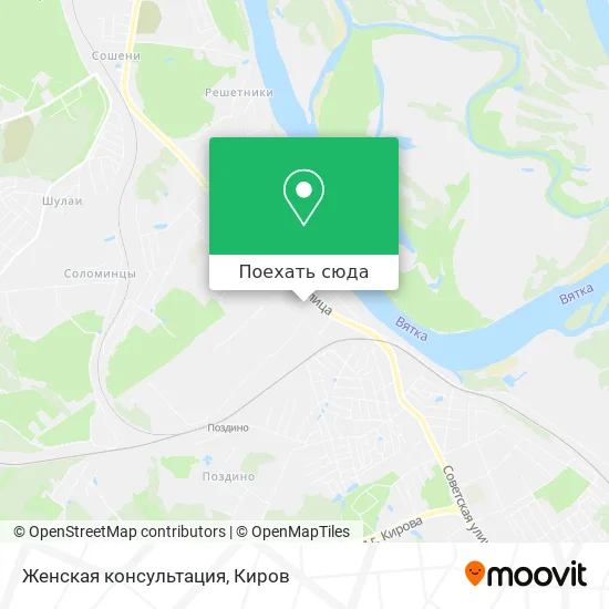 Карта Женская консультация