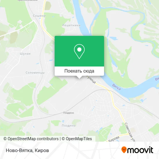 Карта Ново-Вятка