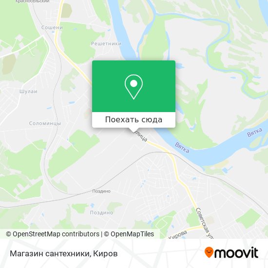 Карта Магазин сантехники
