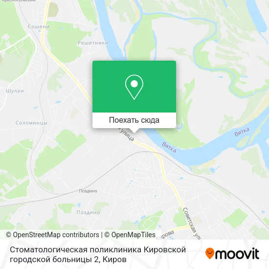 Карта Стоматологическая поликлиника Кировской городской больницы 2