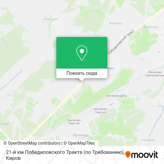 Карта 21-й км Победиловского Тракта (по Требованию)