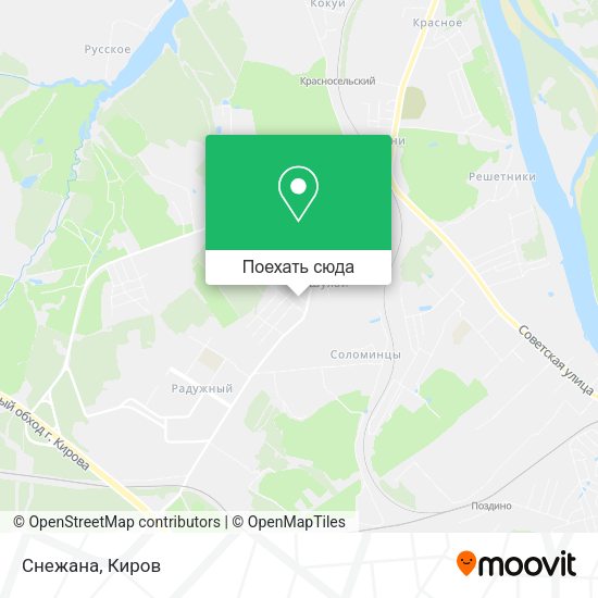 Карта Снежана