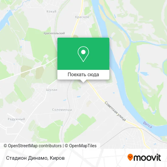Карта Стадион Динамо