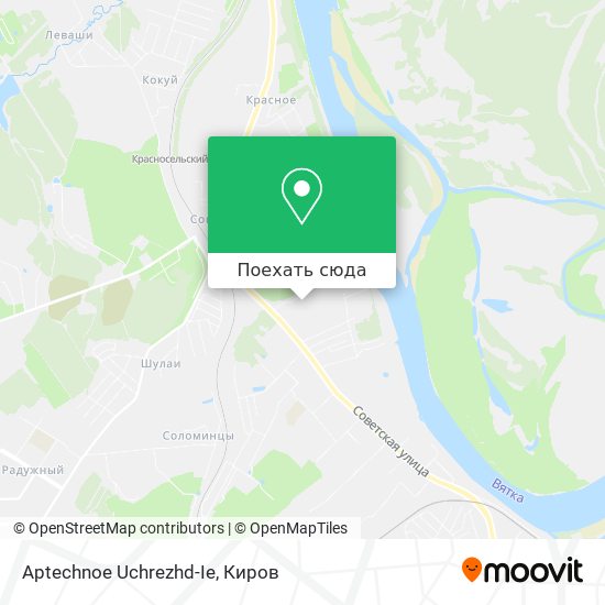 Карта Aptechnoe Uchrezhd-Ie