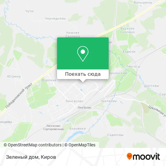 Карта Зеленый дом