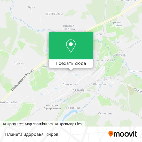 Карта Планета Здоровья