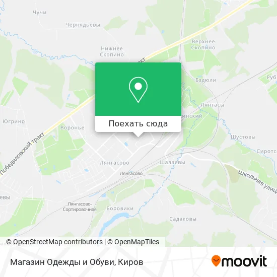 Карта Магазин Одежды и Обуви