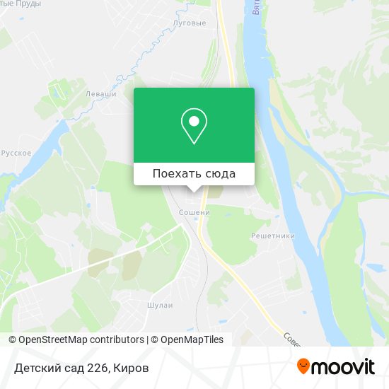 Карта Детский сад 226