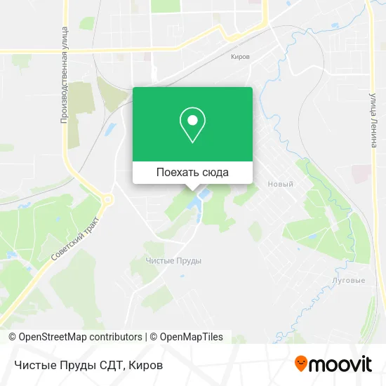 Карта Чистые Пруды СДТ