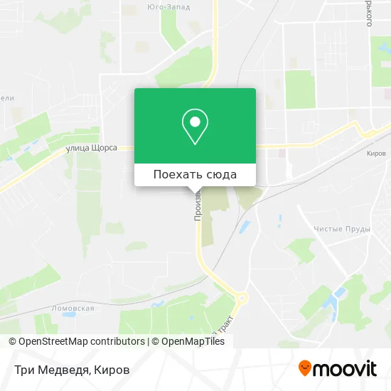 Карта Три Медведя