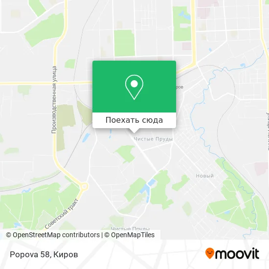Карта Popova 58