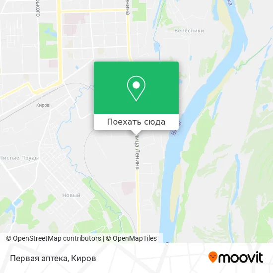 Карта Первая аптека