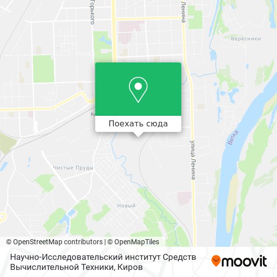 Карта Научно-Исследовательский институт Средств Вычислительной Техники
