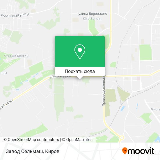 Карта Завод Сельмаш