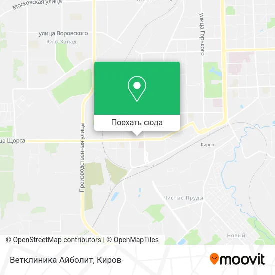 Карта Ветклиника Айболит