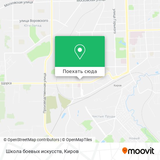 Карта Школа боевых искусств