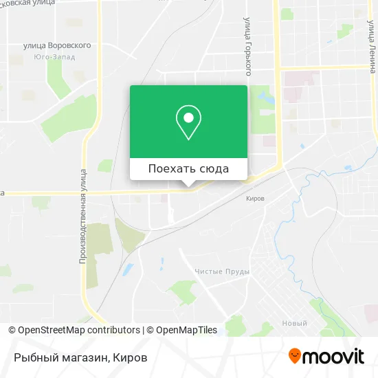Карта Рыбный магазин